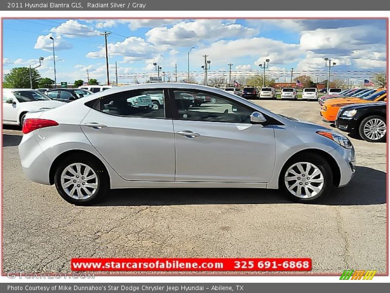 Radiant Silver / Gray 2011 Hyundai Elantra GLS