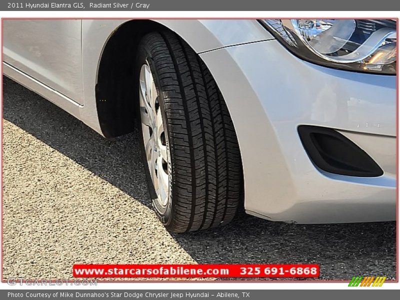 Radiant Silver / Gray 2011 Hyundai Elantra GLS