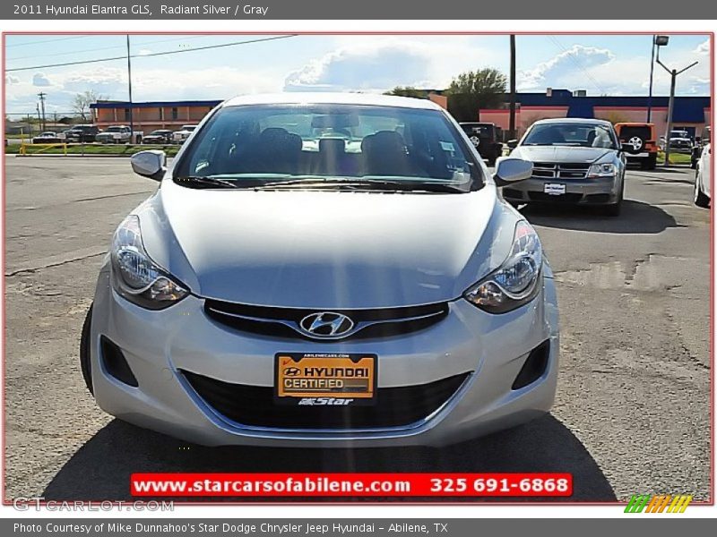 Radiant Silver / Gray 2011 Hyundai Elantra GLS
