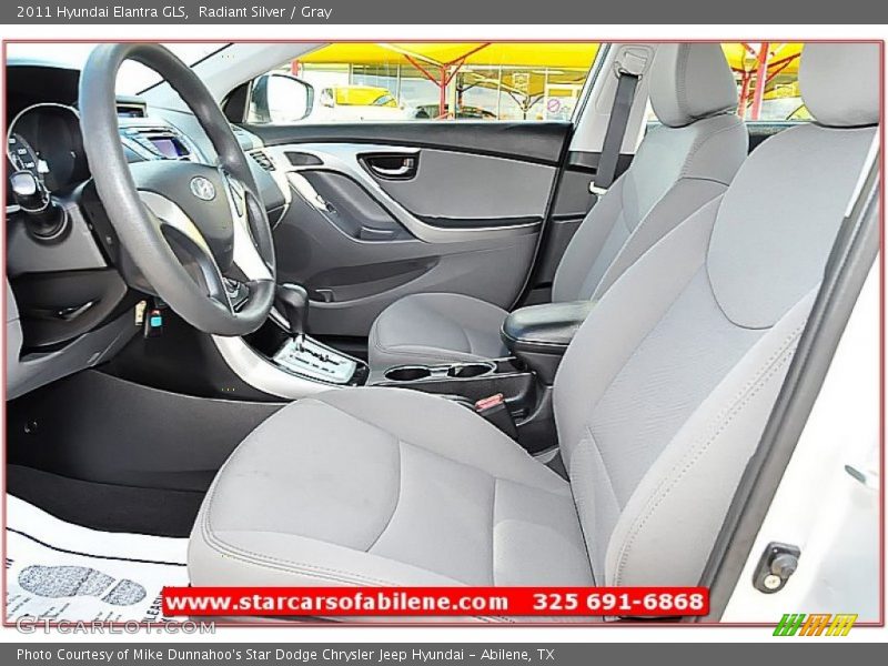 Radiant Silver / Gray 2011 Hyundai Elantra GLS