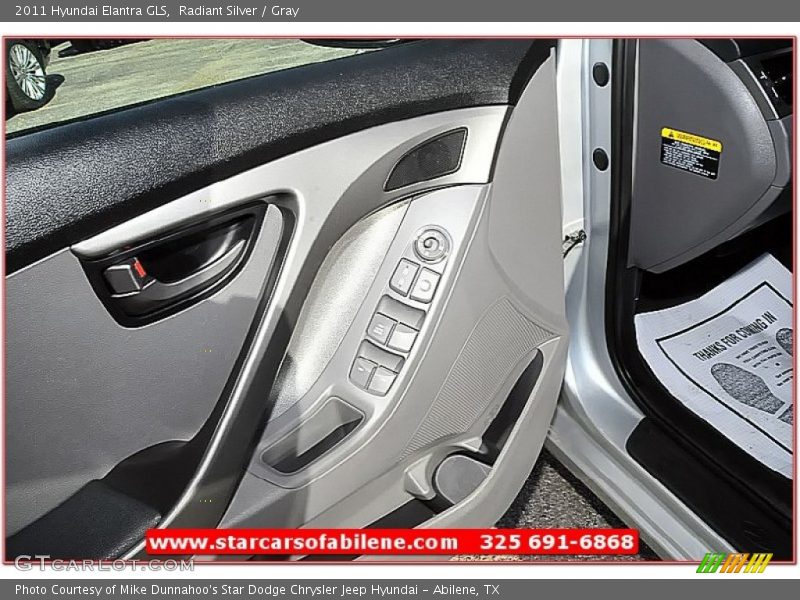 Radiant Silver / Gray 2011 Hyundai Elantra GLS