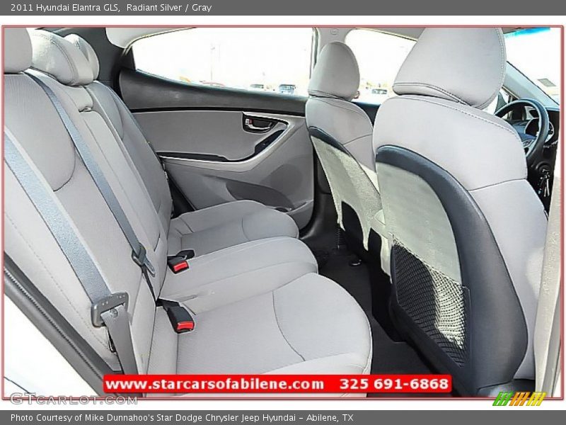 Radiant Silver / Gray 2011 Hyundai Elantra GLS
