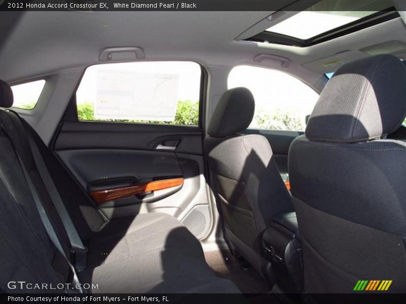 White Diamond Pearl / Black 2012 Honda Accord Crosstour EX