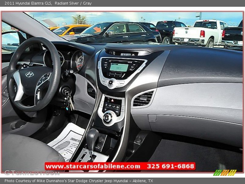 Radiant Silver / Gray 2011 Hyundai Elantra GLS