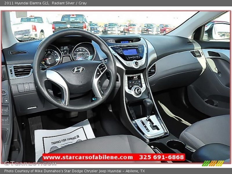 Radiant Silver / Gray 2011 Hyundai Elantra GLS