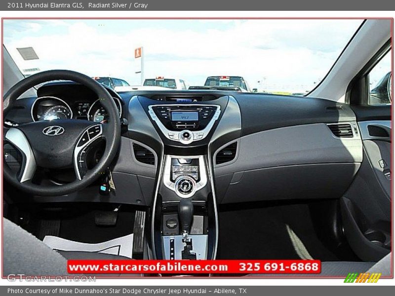 Radiant Silver / Gray 2011 Hyundai Elantra GLS