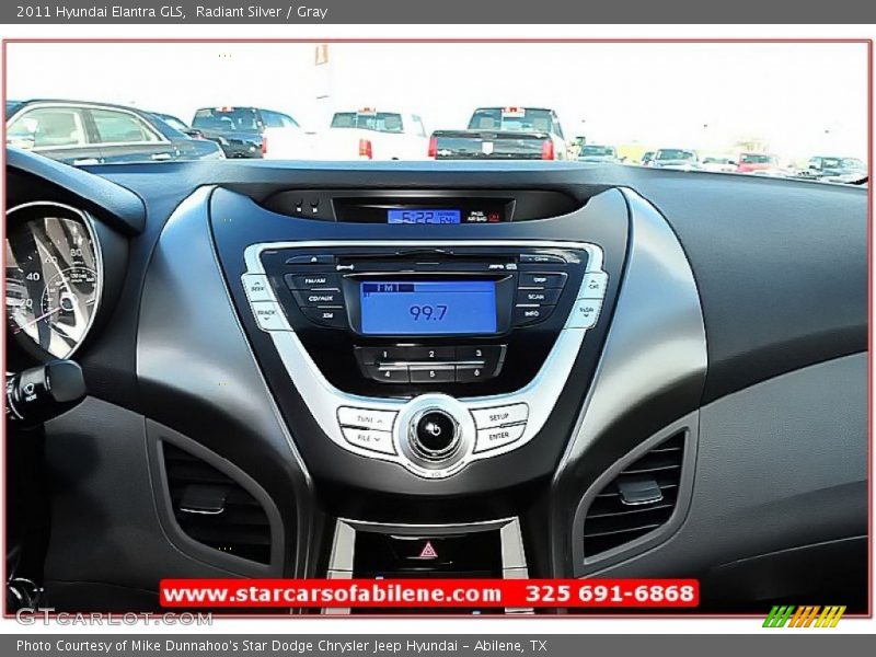 Radiant Silver / Gray 2011 Hyundai Elantra GLS