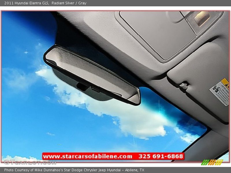 Radiant Silver / Gray 2011 Hyundai Elantra GLS