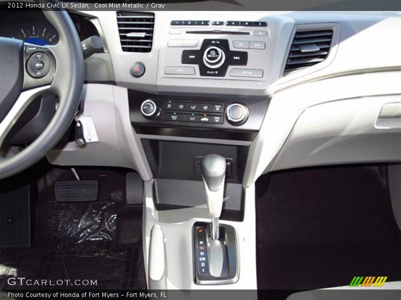 Cool Mist Metallic / Gray 2012 Honda Civic LX Sedan