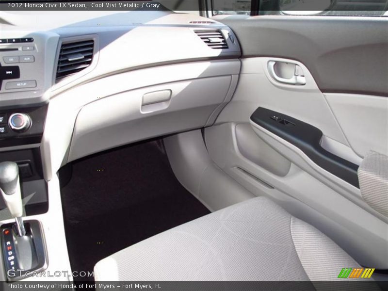 Cool Mist Metallic / Gray 2012 Honda Civic LX Sedan