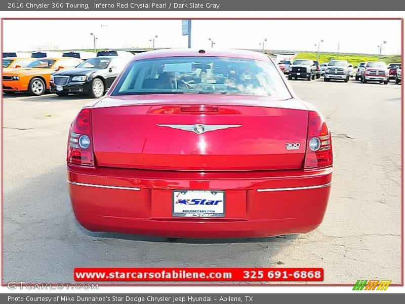 Inferno Red Crystal Pearl / Dark Slate Gray 2010 Chrysler 300 Touring