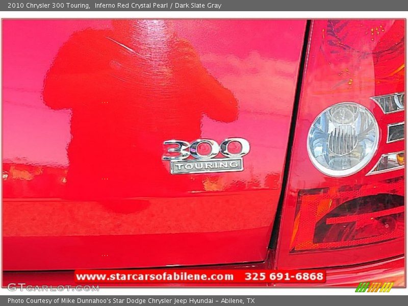 Inferno Red Crystal Pearl / Dark Slate Gray 2010 Chrysler 300 Touring