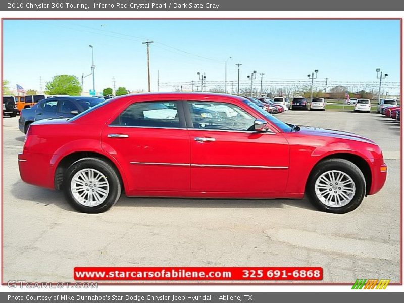 Inferno Red Crystal Pearl / Dark Slate Gray 2010 Chrysler 300 Touring