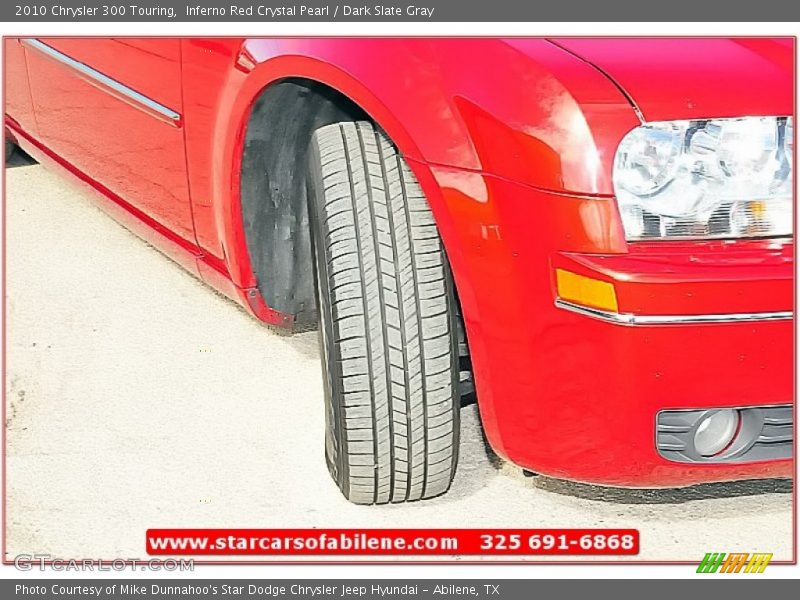 Inferno Red Crystal Pearl / Dark Slate Gray 2010 Chrysler 300 Touring