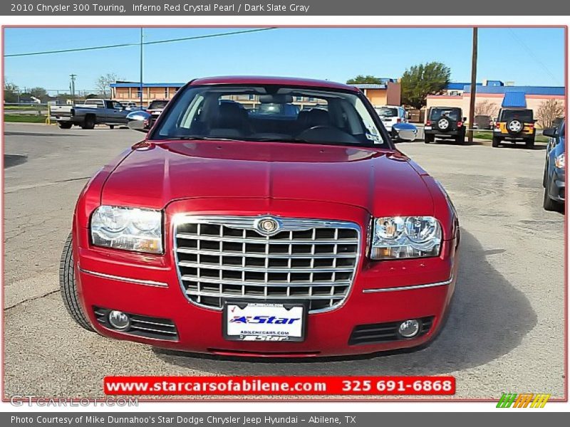Inferno Red Crystal Pearl / Dark Slate Gray 2010 Chrysler 300 Touring