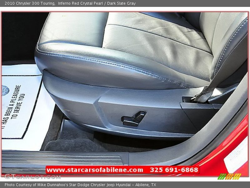 Inferno Red Crystal Pearl / Dark Slate Gray 2010 Chrysler 300 Touring