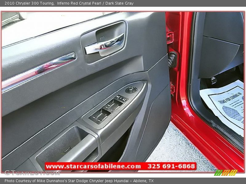 Inferno Red Crystal Pearl / Dark Slate Gray 2010 Chrysler 300 Touring