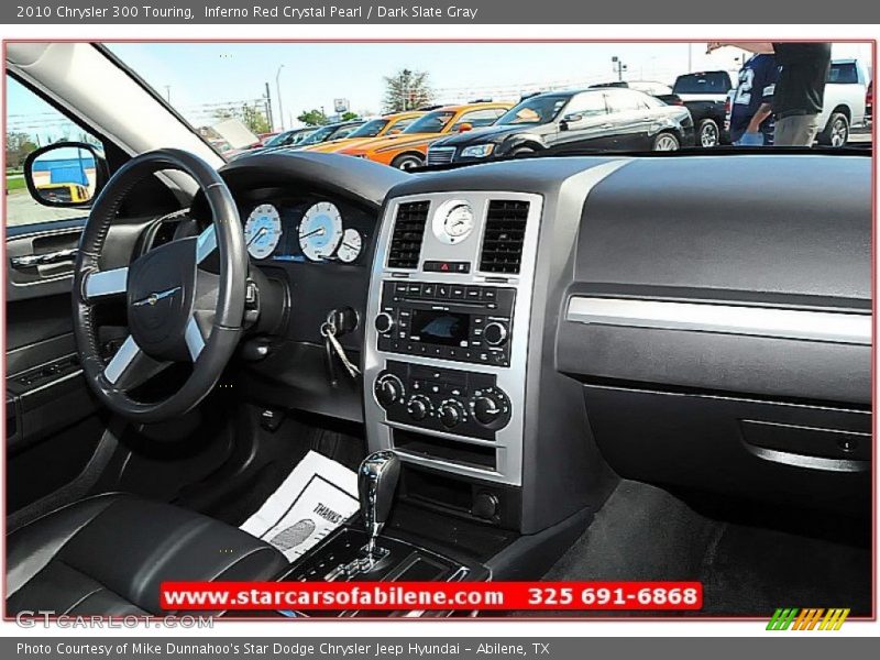 Inferno Red Crystal Pearl / Dark Slate Gray 2010 Chrysler 300 Touring