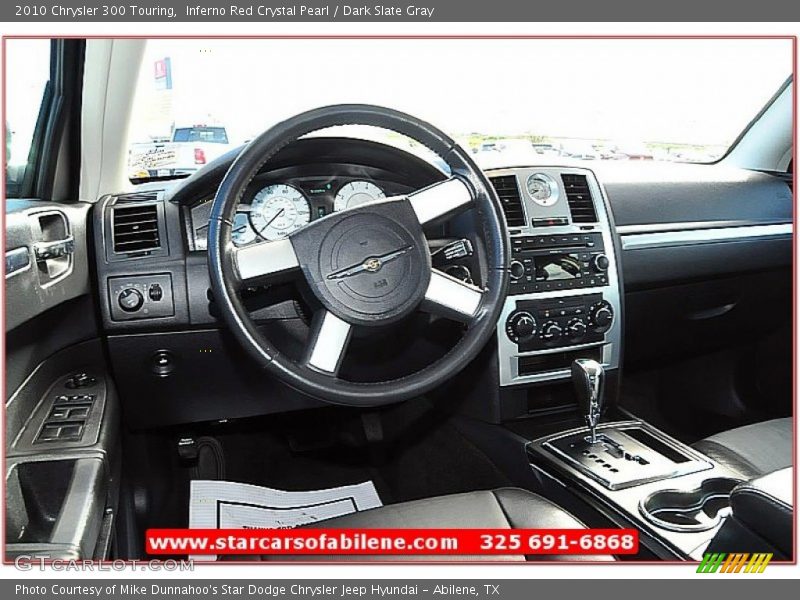 Inferno Red Crystal Pearl / Dark Slate Gray 2010 Chrysler 300 Touring