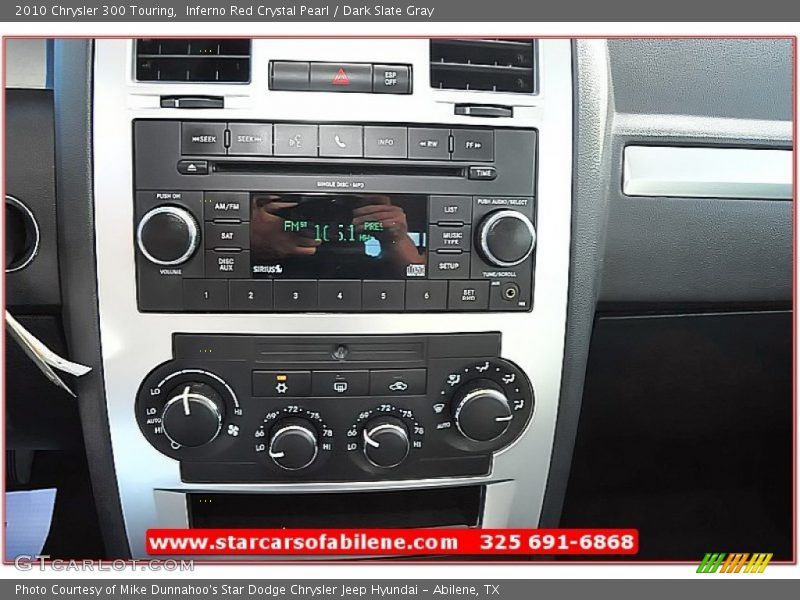 Inferno Red Crystal Pearl / Dark Slate Gray 2010 Chrysler 300 Touring
