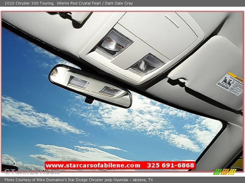 Inferno Red Crystal Pearl / Dark Slate Gray 2010 Chrysler 300 Touring