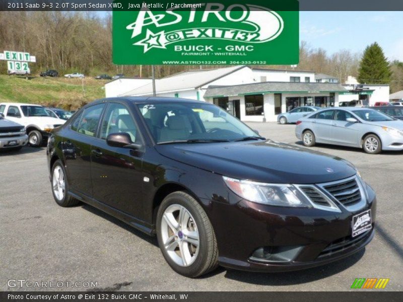 Java Metallic / Parchment 2011 Saab 9-3 2.0T Sport Sedan XWD