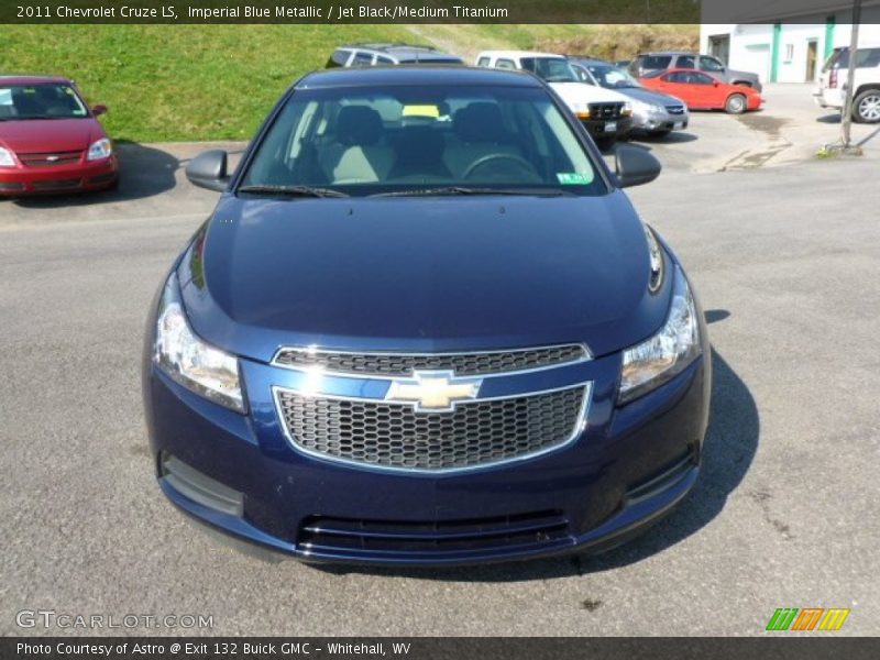 Imperial Blue Metallic / Jet Black/Medium Titanium 2011 Chevrolet Cruze LS