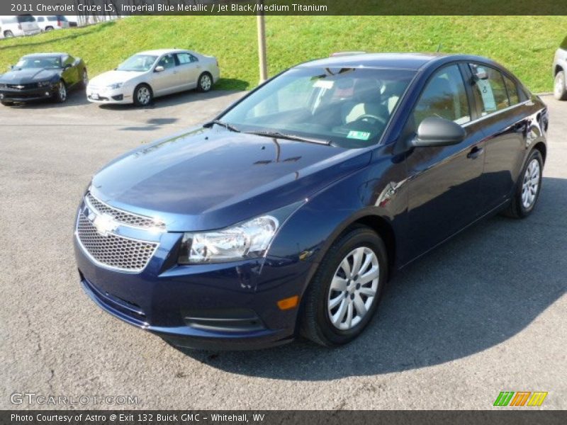 Imperial Blue Metallic / Jet Black/Medium Titanium 2011 Chevrolet Cruze LS