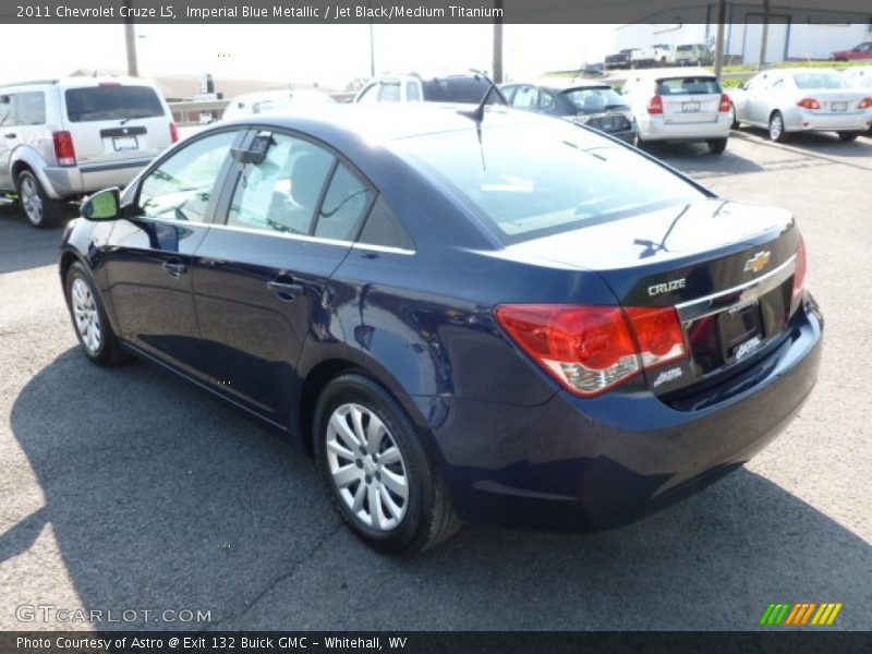 Imperial Blue Metallic / Jet Black/Medium Titanium 2011 Chevrolet Cruze LS