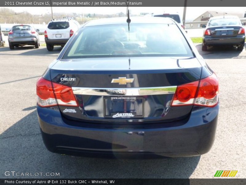 Imperial Blue Metallic / Jet Black/Medium Titanium 2011 Chevrolet Cruze LS