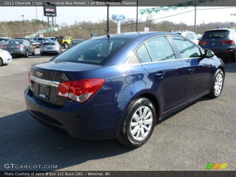 Imperial Blue Metallic / Jet Black/Medium Titanium 2011 Chevrolet Cruze LS