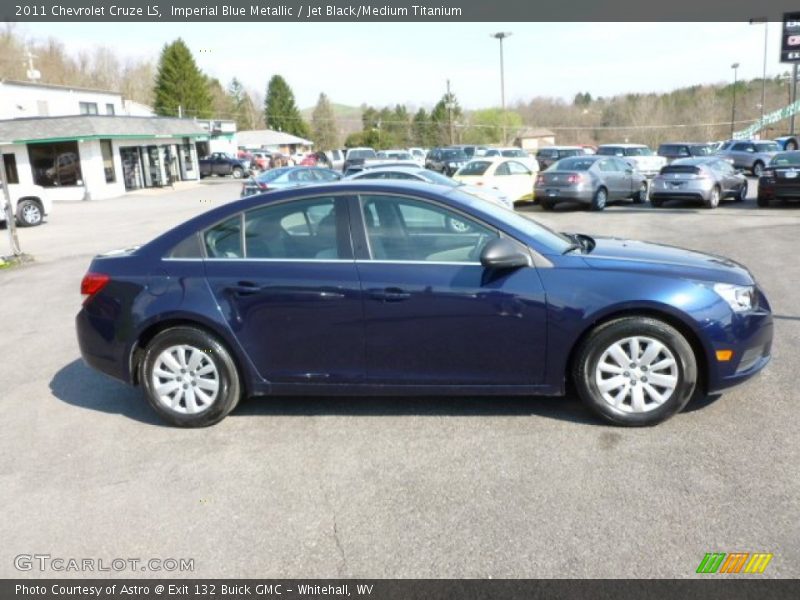 Imperial Blue Metallic / Jet Black/Medium Titanium 2011 Chevrolet Cruze LS