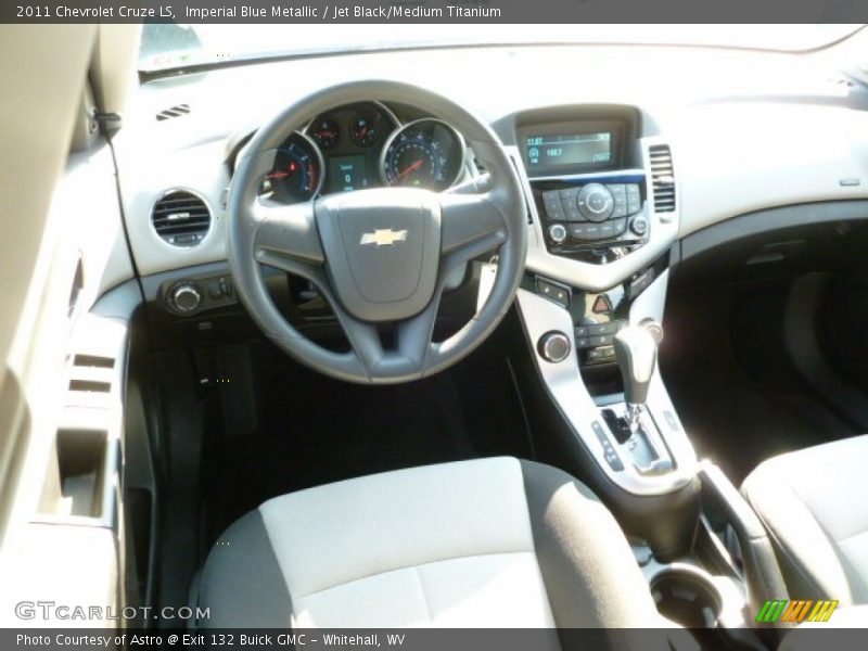 Imperial Blue Metallic / Jet Black/Medium Titanium 2011 Chevrolet Cruze LS
