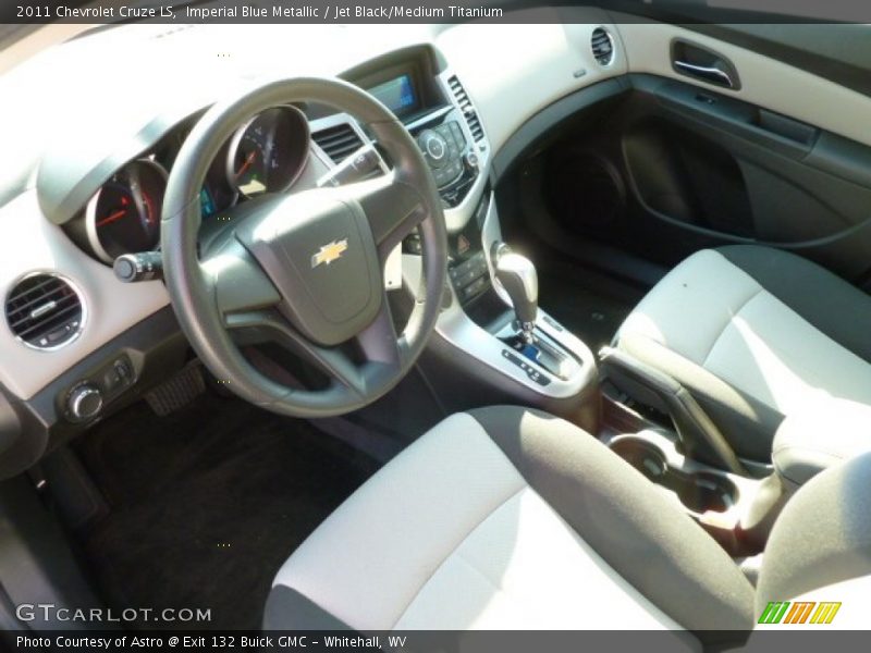 Imperial Blue Metallic / Jet Black/Medium Titanium 2011 Chevrolet Cruze LS