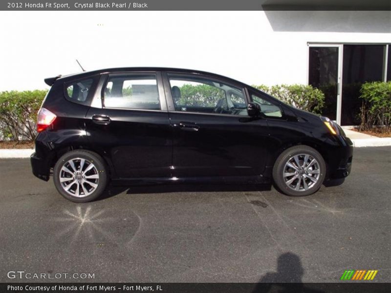 Crystal Black Pearl / Black 2012 Honda Fit Sport