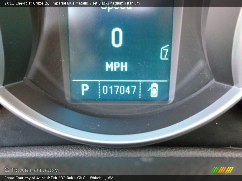Imperial Blue Metallic / Jet Black/Medium Titanium 2011 Chevrolet Cruze LS