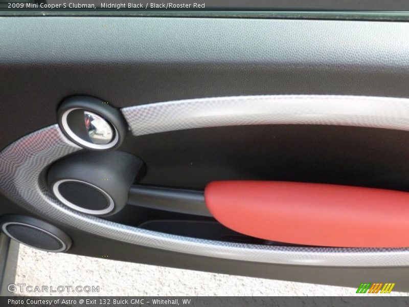 Midnight Black / Black/Rooster Red 2009 Mini Cooper S Clubman