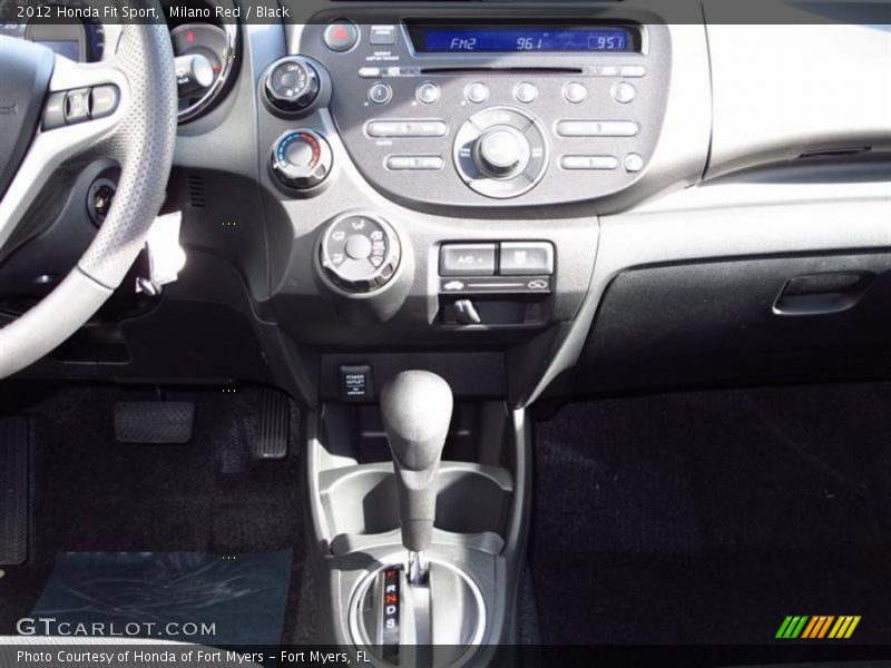 Milano Red / Black 2012 Honda Fit Sport