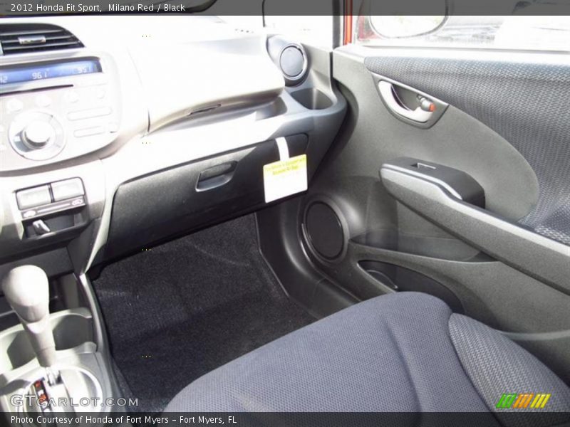 Milano Red / Black 2012 Honda Fit Sport