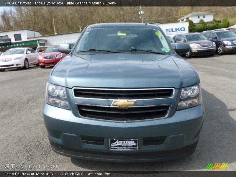 Blue Granite Metallic / Ebony 2009 Chevrolet Tahoe Hybrid 4x4