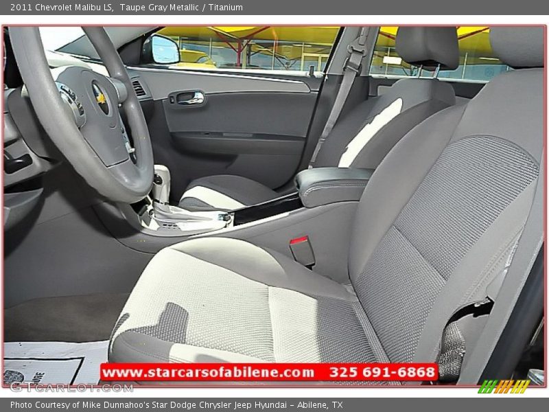Taupe Gray Metallic / Titanium 2011 Chevrolet Malibu LS