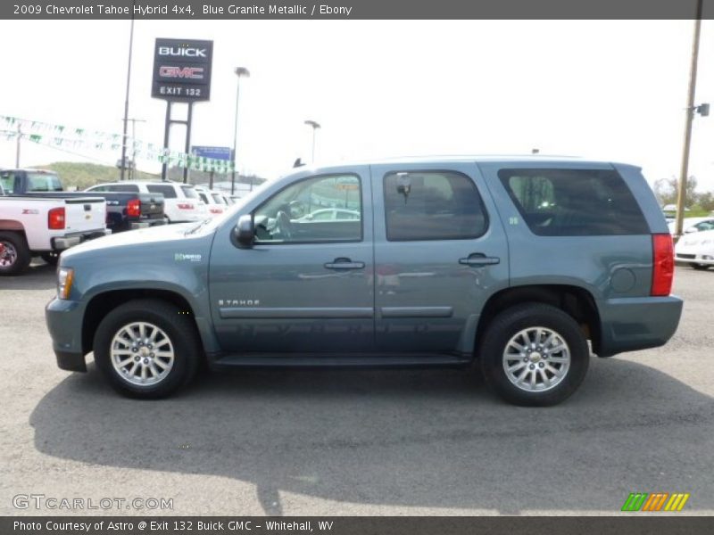 Blue Granite Metallic / Ebony 2009 Chevrolet Tahoe Hybrid 4x4