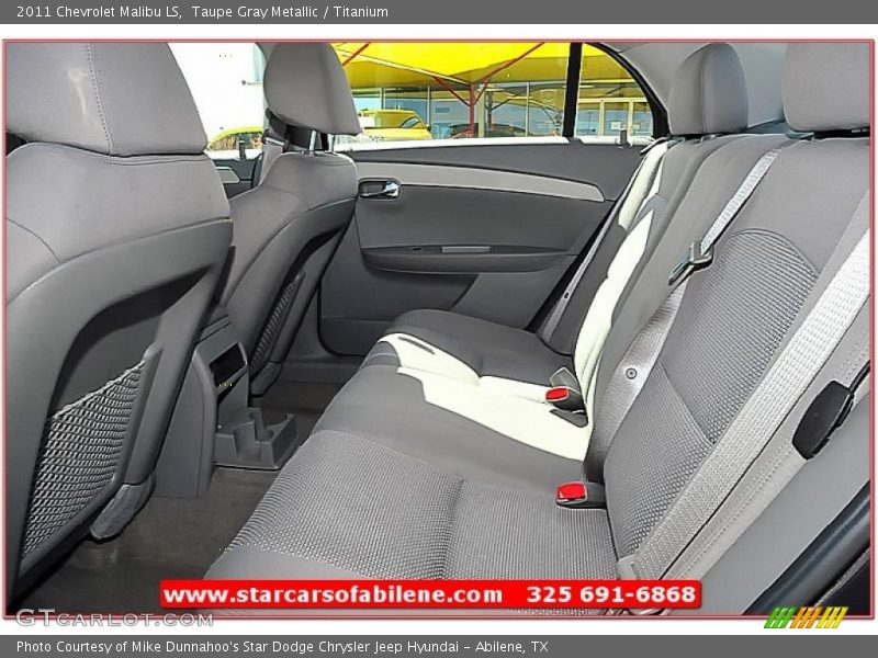 Taupe Gray Metallic / Titanium 2011 Chevrolet Malibu LS