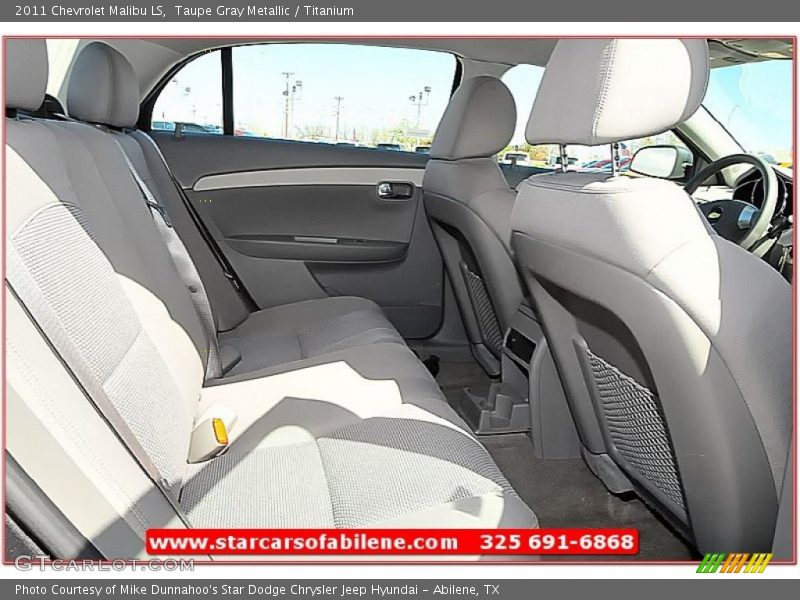 Taupe Gray Metallic / Titanium 2011 Chevrolet Malibu LS