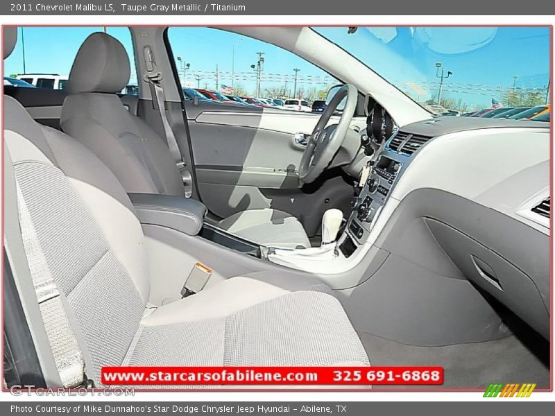 Taupe Gray Metallic / Titanium 2011 Chevrolet Malibu LS
