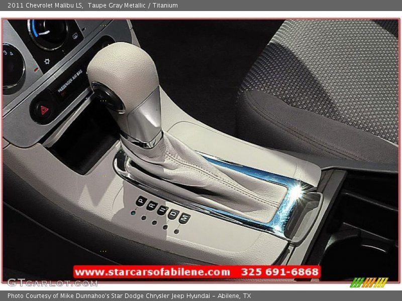 Taupe Gray Metallic / Titanium 2011 Chevrolet Malibu LS