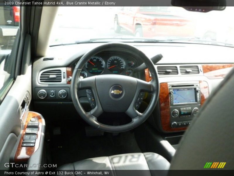 Blue Granite Metallic / Ebony 2009 Chevrolet Tahoe Hybrid 4x4