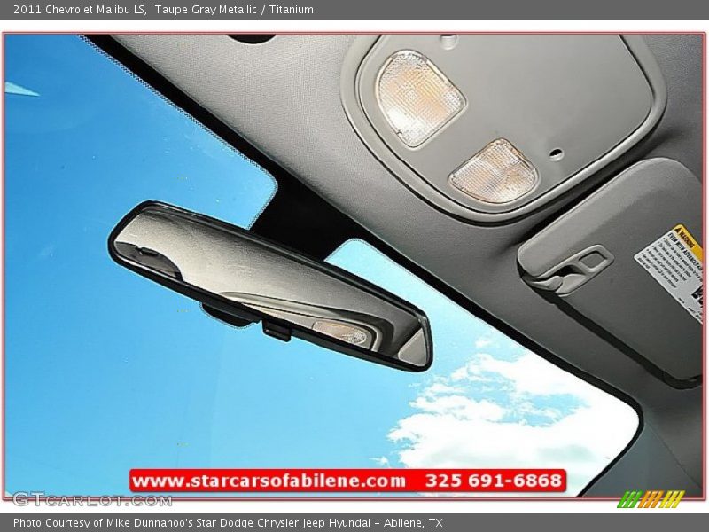 Taupe Gray Metallic / Titanium 2011 Chevrolet Malibu LS