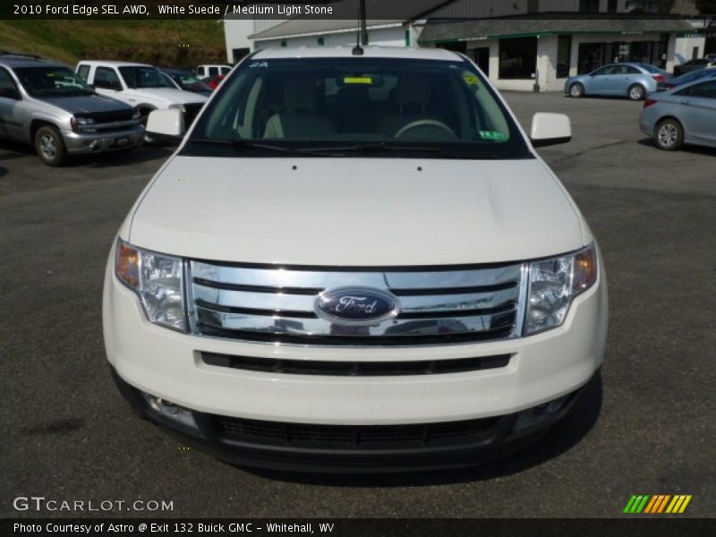 White Suede / Medium Light Stone 2010 Ford Edge SEL AWD