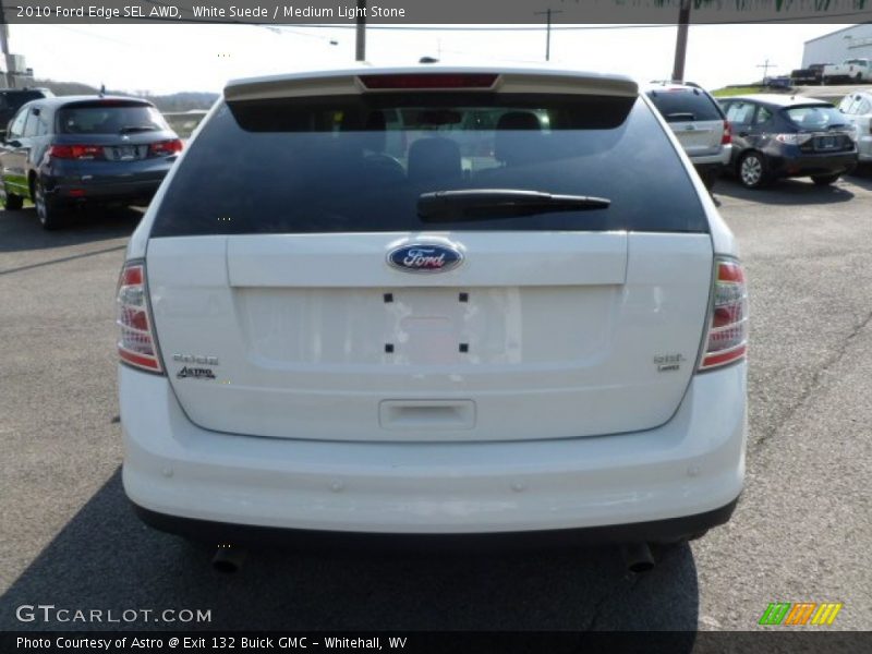 White Suede / Medium Light Stone 2010 Ford Edge SEL AWD